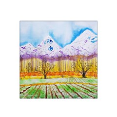Mendoza Argentina Field Nature Satin Bandana Scarf by Wegoenart