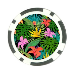 Tropical Greens Poker Chip Card Guard by Sobalvarro