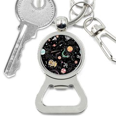 Animals Galaxy Space Bottle Opener Key Chain by Vaneshart