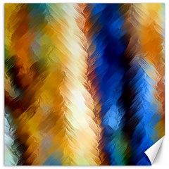 Abstract Paint Smears Canvas 20  X 20  by Vaneshart