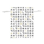 Memphis Seamless Patterns Lightweight Drawstring Pouch (S) Back