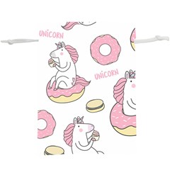 Unicorn Seamless Pattern Background Vector (1)  Lightweight Drawstring Pouch (xl) by Sobalvarro