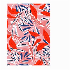 Tropical Seamless Pattern With Colorful Leaves Plants Large Garden Flag (two Sides) by Vaneshart
