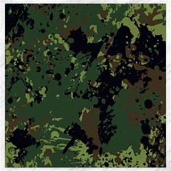 Military Background Grunge Style Canvas 16  X 16  by Vaneshart