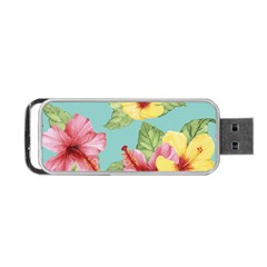 Hibiscus Portable Usb Flash (one Side) by Sobalvarro