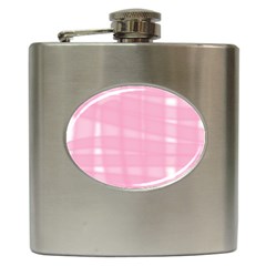 Pink Ribbon Hip Flask (6 Oz) by snowwhitegirl