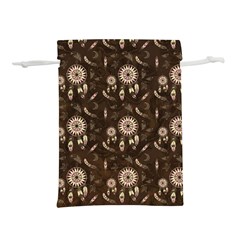 Wonderful Pattern With Dreamcatcher Lightweight Drawstring Pouch (m) by FantasyWorld7
