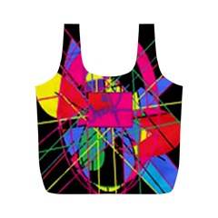 Club Fitstyle Fitness By Traci K Full Print Recycle Bag (m) by tracikcollection