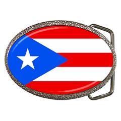 Flag Of Puerto Rico Belt Buckles by trulycreative