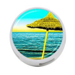 Pop Art Beach Umbrella  4-port Usb Hub (two Sides) by essentialimage