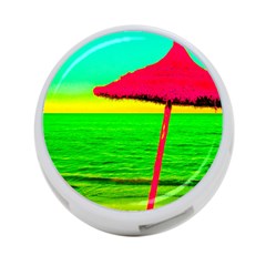 Pop Art Beach Umbrella 4-port Usb Hub (two Sides) by essentialimage