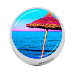 Pop Art Beach Umbrella  4-port Usb Hub (two Sides) by essentialimage