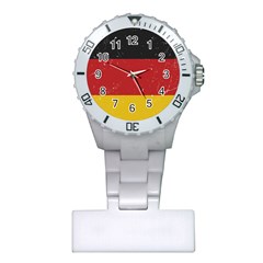Grunge Flag Of Germany Plastic Nurses Watch by trulycreative