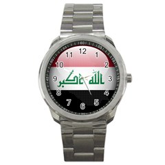 Flag Of Iraq Sport Metal Watch by trulycreative