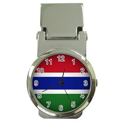 Flag Of The Gambia Money Clip Watches by trulycreative
