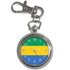 Flag Of Gabon Key Chain Watches by trulycreative