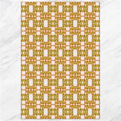 Yellow  White  Abstract Pattern Canvas 24  X 36  by BrightVibesDesign