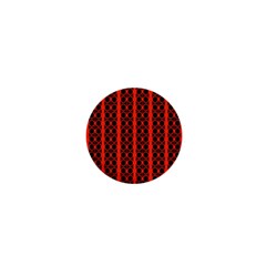 Circles Lines Black Orange 1  Mini Buttons by BrightVibesDesign