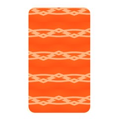 Pattern Orange Memory Card Reader (rectangular) by HermanTelo