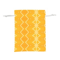 Pattern Yellow Lightweight Drawstring Pouch (s) by HermanTelo
