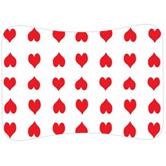 Heart Red Love Valentines Day Velour Seat Head Rest Cushion by HermanTelo