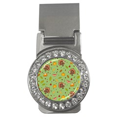 Thanksgiving Turkey Pattern Money Clips (cz)  by Valentinaart
