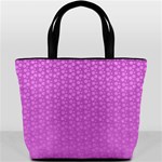 Background Polka Pink Bucket Bag Back