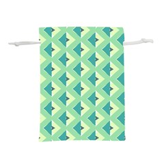 Background Chevron Green Lightweight Drawstring Pouch (s) by HermanTelo