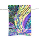 Happpy (4)  Lightweight Drawstring Pouch (XL) Back