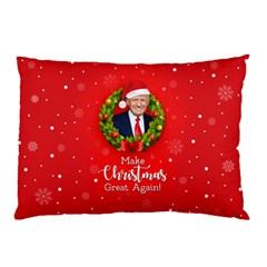 Make Christmas Great Again With Trump Face Maga Pillow Case by snek