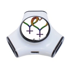 Mrs  And Mrs  3-port Usb Hub by LiveLoudGraphics