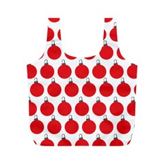 Christmas Baubles Bauble Holidays Full Print Recycle Bag (m) by HermanTelo