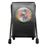 Leaves Pen Holder Desk Clock Front