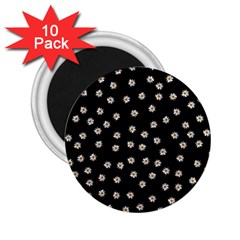 Pattern Marguerites 2 25  Magnets (10 Pack)  by kcreatif