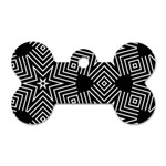 FORMES GEOMETRIQUES ETOILES/CARRES Dog Tag Bone (Two Sides) Front