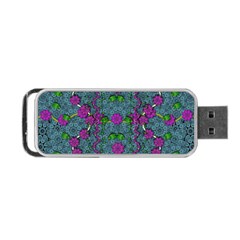 The Most Beautiful Flower Forest On Earth Portable Usb Flash (two Sides) by pepitasart