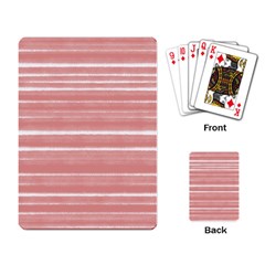 Bandes Peinture Rose Playing Cards Single Design (rectangle) by kcreatif
