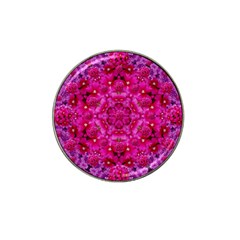 Flower Suprise To Love And Enjoy Hat Clip Ball Marker (4 Pack) by pepitasart