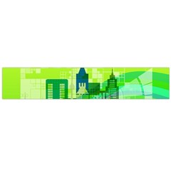 Architecture Skyline Large Flano Scarf  by Wegoenart