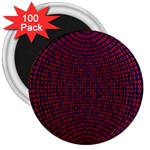 Binary Code Binary Binary System 3  Magnets (100 pack) Front