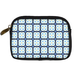 Pattern Design Art Scrapbooking Geometric Cubes Digital Camera Leather Case by Vaneshart