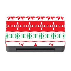 Ugly Christmas Sweater Pattern Memory Card Reader With Cf by Sobalvarro