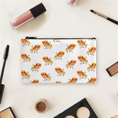 Pizza Pattern Cosmetic Bag (small) by designsbymallika