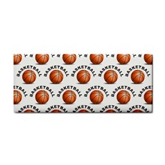 Orange Basketballs Hand Towel by mccallacoulturesports