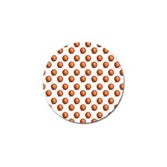 Orange Basketballs Golf Ball Marker by mccallacoulturesports