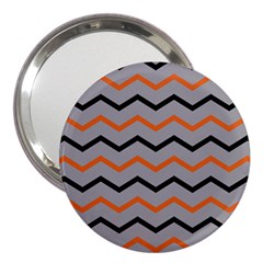 Basketball Thin Chevron 3  Handbag Mirrors by mccallacoulturesports