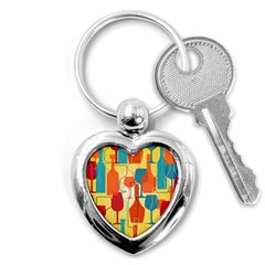 I Love Wine Key Chain (heart) by designsbymallika