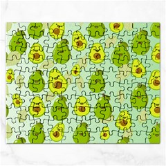 Avocado Love Rectangular Jigsaw Puzzl by designsbymallika