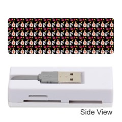 Valentine Girl Black Memory Card Reader (stick) by snowwhitegirl