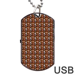 Chrix Pat Russet Dog Tag Usb Flash (two Sides) by snowwhitegirl
